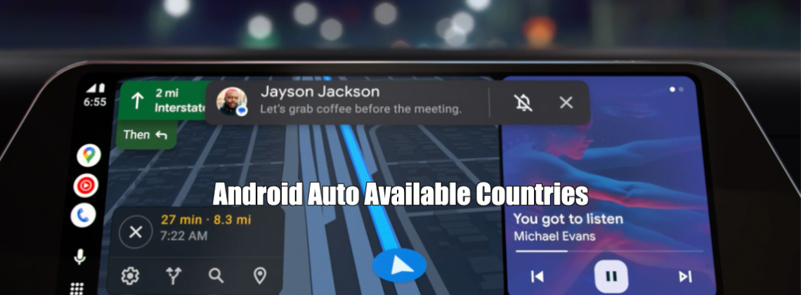 Android Auto Available Countries