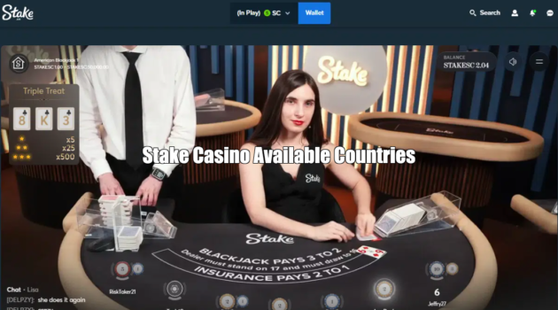 Stake Casino Available Countries
