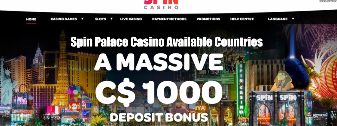 Spin Casino Available Countries + Legal Countries